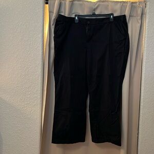 Lane Bryant Black Wide Leg Chinos! Perfect for work.
